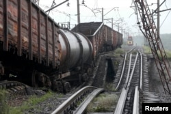 Підірваний залізничний міст, 7 липня 2014 року