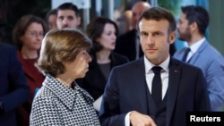 Ֆրանսիայի նախագահ Էմանյուել Մակրոն և ԱԳ նախարար Կատրին Կոլոնա, արխիվ