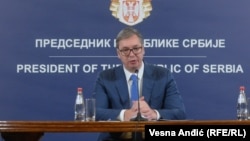 Serbian President Aleksandar Vucic (file photo)