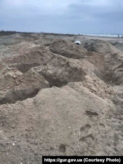 Окопи на кримському узбережжі, 15 грудня 2022 року
