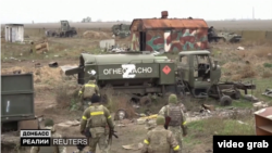 Покинуті позиції россійської армії на Херсонщині