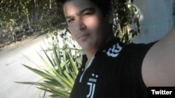 عکسی که از عرشیا تکدستان در شبکه‌های اجتماعی منتشر شده است