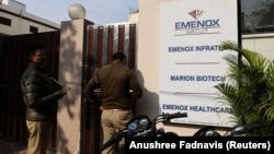 The case investigated the deaths of at least 65 children who consumed a cough syrup made by Indian pharmaceuticals company Marion Biotech. (file photo)