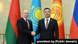 Уладзімір Пуцін і Садыр Джапараў