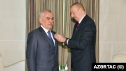 Ադրբեջանի նախագահ Իլհամ Ալիևը պետական բարձր պարգև է շնորհում Նախիջևանի ղեկավար Վասիֆ Թալիբովին, արխիվ