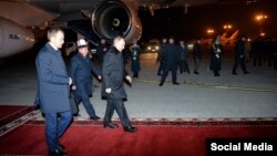 Владимир Путин жана Акылбек Жапаров. 