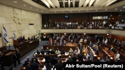 تصویری از نشست افتتاحیه دوره جدید کنست در ۱۵ نوامبر امسال