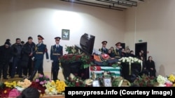 Церемония прощания с Дмитрием Цвижба