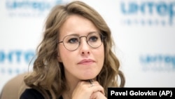 Russian journalist Ksenia Sobchak (file photo)