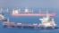 The cargo ship Despina V, carrying Ukrainian grain, is seen in the Black Sea off Kilyos near Istanbul in November 2022.