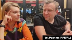 Sergei Tselikov (right) told RFE/RL that an encounter with the National Security Service (HAAT) preceded the problem with the screening in Yerevan. (file photo)