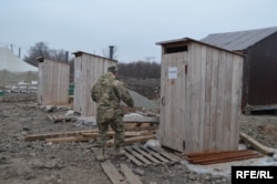 Туалеты на КПВВ «Майорск»