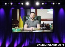 سخنرانی ویدئویی زلنسکی در نمایشگاه امسال