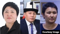 Клара Сооронкулова, Жеңиш Молдакматов, Рита Карасартова.