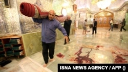 شاهچراغ شیراز پس از حادثه تیراندازی