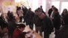 Armenia - Voters at a polling station in Yerevan, 18Feb2013.