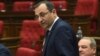 Armenia - Economy Minister Artsvik Minasian attends a parliament session in Yerevan, 10May2016.