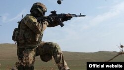 Azərbaycan ordusunun əsgəri təlimdə,  oktyabr  2021 