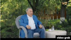 Нурсултан Назарбаев в фильме «Штрихи к портрету», показанном на государственном телеканале «Хабар»