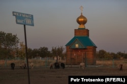 Часовня в селе Чеботарево. 27 августа 2021 года