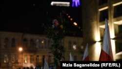 Ցույց ի պաշտպանություն Միխեիլ Սաակաշվիլիի, Թբիլիսի, 8 նոյեմբերի, 2021թ. 