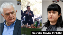 Амиран Гамкрелидзе, Ираклий Гарибашвили, Тамар Габуния (коллаж)