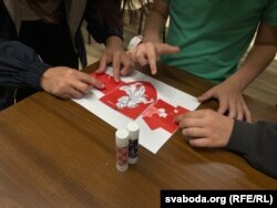 На адкрыцьці беларускай школы ў Варшаве, верасень 2022 году. Ілюстрацыйнае фота