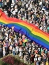 Huge Crowds Took To The Streets Of Budapest To Attend The Pride March