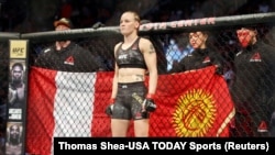 Валентина Шевченко беттеш учурунда. АКШ, Хьюстон шаары. 8-февраль, 2020-жыл.  