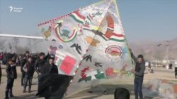 Бодбараки панҷметрӣ дар Хуҷанд бо рамзҳои Наврӯз ва Тоҷикистон