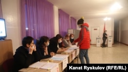 Кыргызстандын президентин шайлоо. Бишкек. 10-январь, 2021-жыл.