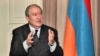 Armenia - President Armen Sarkissian is interviewed by RFE/RL, Yerevan, 27 April 2018.