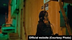 زر (زهرا) امیرابراهیمی در نمایی از فیلم عنکبوت مقدس