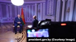 Інтэрвію Аляксандра Лукашэнкі міждзяржаўнай тэлерадыёкампаніі «Мир», 8 красавіка 2025 году 