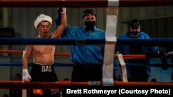 Басызбек Баратов мелдештен соң. АКШнын Пенсилвания штаты. 17-май, 2021-жыл. 