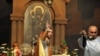 Armenia -- Christmas candle liturgy, Khor Virap, 05Jan2013
