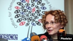 Руководитель наблюдательской миссии БДИПЧ/ОБСЕ Радмила Шекеринска 