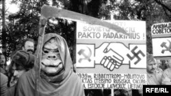 Антирадянська демонстрація у Латвії (архівна фотографія)
