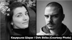 Ганна Комар, Уладзь Лянкевіч – білоруські поети (комбіноване фото)