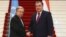 Генеральный секретарь ООН Антониу Гутерриш с президентом Таджикистана Эмомали Рахмоном. Архивное фото