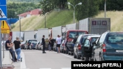 Польска-беларуская мяжа. Ілюстрацыйнае фота