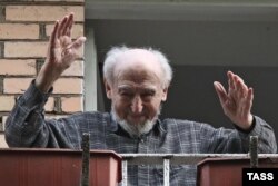 Леанід Шварцман у дзень свайго 100-гадовага юбілею