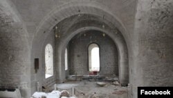 Կանաչ ժամ եկեղեցին Արցախում, որը, համաձայն Արցախի պաշտոնական հաղորդագրության, ավերվել է, լուսանկարը՝ 4-ը հուլիսի, 2022թ.