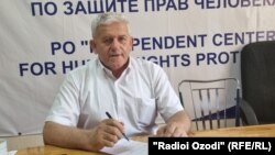 Lawyer Abdurahmon Sharipov, pictured, said on June 16 that Abdullo Ghurbati and Daleri Imomali were detained late the previous evening after being summoned by police for questioning.
