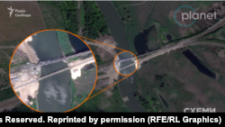 Переправа через річку Оскіл біля тимчасово окупованого селища Куп’янськ-Вузловий Харківської області, 19 червня 2022 року