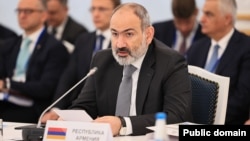 ՀՀ վարչապետ Նիկոլ Փաշինյանը ԵԱՏՄ նիստի ժամանակ, արխիվ