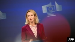 Кіраўніца замежнай палітыкі Эўрапейскага Зьвязу Кая Калас