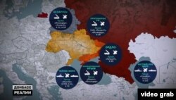 Ракети випускають у всіх прикордонних з Україною областях РФ, з території Білорусі, а також з окупованої частини Донбасу і Криму, акваторії Чорного і Каспійського морів