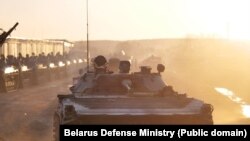 Перасоўваньне беларускай вайсковай тэхнікі ў межах праверкі сіл рэагаваньня, 4 траўня 2022