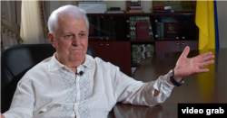 Леонід Макарович Кравчук під час інтерв’ю у 2019 році